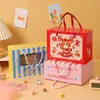 Nueva Caja de Regalo para Bebé de Luna Llena, Dulces de Celebración de Luna Llena para Regalo de Agradecimiento, Caja Vacía para Nacimiento, Banquete de 100 Días, Caja de Regalo Portátil