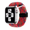 Adequado para pulseira apple iwatch apple ajustável trançada 8 pulseira apple fivela dobrável sucção magnética pulseira ultar
