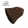 Sombrero de Pescador con Estampado de Leopardo para Mujer Otoño e Invierno, Sombrero Casual para Exteriores con Protección Solar, que Afina el Rostro
