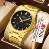 Reloj Oufani Sencillo para Hombre Moda Casual Luminoso Resistente al Agua Cuarzo Calendario Único Negocios Tres Manecillas Transfronterizo