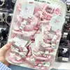 Celebridad de Internet Lindo Conejo Miffy Encaje Rosa Dibujos Animados Gomas para el Cabello, 2 Piezas por Paquete, Bandas Elásticas para el Cabello