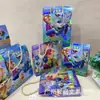Creativo Lindo Dibujo Animado Sorpresa Caja Sorpresa Grande Bolso Infantil Papelería Bolsa de la Suerte Libreta de Estudiante Set de Regalo de Pegatinas