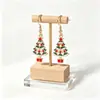 Suministro Exclusivo Transfronterizo de Pendientes Colgantes de Aceite Navideños, Árbol de Navidad, Reno, Copo de Nieve y Campana. Lote Mixto de Stock de Fábrica de Temporada Festiva