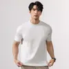 Ropa de Hombre Xintang 2026 Verano Estilo Old Money Color Sólido Cuello Redondo Camiseta de Punto Versátil Simple Manga Corta