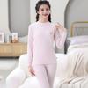 Conjunto de Ropa Interior Térmica para Adolescentes, Pijama Suave de Terciopelo para Niños, Ropa de Otoño y Pantalones Largos de Algodón Puro para Niños, Camisetas Interiores y Calzones para Estudiantes Mujeres