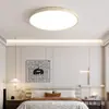 Lámpara de Dormitorio Estilo Crema de Espectro Completo, Luminaria Pequeña Estilo Francés Frijol de Leche Protección Ocular para Habitación Infantil, Lámpara de Techo Simple Ultradelgada para Estudio