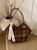 Bolsa de Ombro Transfronteiriça para Mulheres 2025 Verão Novo Moda Moderna de Grande Capacidade Bolsa Tote para Trabalho Bolsa de Axila para Mulheres