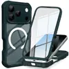 Adecuado para Apple 17Promax Funda Transparente a Prueba de Tres Elementos para Teléfono Móvil Succión Magnética Magsafe Iphone17Air Anticaídas Paquete Completo