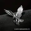 Medallas Retro Europeas y Americanas para Hombres y Mujeres, Insignias de Águila, Broches con Marco de Águila, Insignias de Solapa, Joyería Japonesa y Coreana Transfronteriza