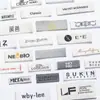 Etiqueta Tejida de Marca de Ropa del Fabricante Diseño de Etiqueta de Ropa Logo de Marca de Ropa Etiqueta Tejida Pedido Mínimo Una Pieza