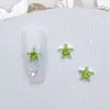 Acessórios de unhas com estrelas japonesas de cinco pontas, strass coloridos, estrelas do Sailor Moon, decorações de broca de unha de liga, atacado