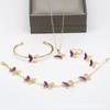 Juego de cinco piezas de mariposa Cdd Nuevo estilo Nácar Europeo y Americano Joyería transfronteriza Pulsera Aliexpress Joyería de comercio exterior Fábrica fuente
