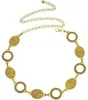Cadena cruzada de cintura para mujer, nicho, alta gama, cadena de metal para pantalones, moderna, versátil, accesorios de vestir, cinturón, venta al por mayor, estilo punk