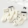 Calcetines de encaje Lolita de verano 2026 a media pantorrilla, Clase A, Algodón, Color liso, Calcetines para niños, Calcetines de malla para niñas de las flores de la princesa