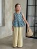 Calça Tutu Elefantinho Roupas Infantis 2026 Verão Novo Estilo Calça Reta de Pernas Largas para Crianças Maiores Calças Casuais Descoladas