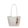 Bolso de Mano Tote Tejido Textura Lujo Ligero para Mujer 2026 Verano Nuevo Bolso de Hombro Sencillo de Moda Bolso para Hombro Madre e Hijo