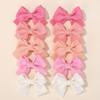 Pinza de pelo con lazo de tela de 1.6 pulgadas para niños, pinza de macarrón hecha a mano, pinza de pico de pato, accesorios para el cabello de niña 3002