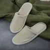 Pantuflas Desechables de Algodón de Aire para Hoteles, Casas de Huéspedes, Clubes, Salones de Belleza, Engrosadas para Uso en Casa, Especial al por Mayor
