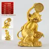 Decoración de mono cornucopia de dinero mono Mono Dorado Fortuna mascota del zodiaco doce mono decoración de manualidades Mono de Cobre