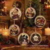 Conjunto de Enfeites de Pintura Diamante com Pérolas de Natal 5D Criativo DIY Decorações de Natal para Casa Exclusivamente para Exportação