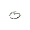 Nuevo Anillo Abierto de Circonita y Nácar 2025 para Mujer, Diseño de Nicho, Personalizado, Lujo Ligero, Sensación de Alta Gama, Anillo Ajustable para Dedo Índice