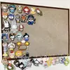 Estrutura de display de contas de feltro com verso adesivo, não requer perfuração, painel de fundo para decorar e colecionar fotos, polaroids, decoração de parede