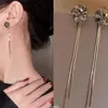 Brincos Longos com Franjas para Mulheres Primavera High-End 2025 Novo Estilo Quente Brincos Únicos Brincos Luxo Acessível Brincos Elegantes
