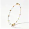 Pulseira de Aço Titânio Trevo de Quatro Folhas para Mulheres, Aço Inoxidável, Cor Dourada, Algarismos Romanos, Luxo Leve Europeu e Americano, Não Desbota, Atacado Fabricante Original