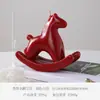 Vela Perfumada Creativa con Forma de Pony para Año Nuevo, Decoración de Atmósfera de Gama Alta para Dormitorio del Hogar, Regalo de Año Nuevo, Recuerdo