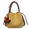 Bolso Cubo Retro Versátil de Nicho 2026 con Textura, Bolso de Mano Patchwork de Uso Diario de Moda, Bolso de Hombro y Cruzado a la Moda
