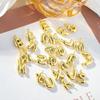 Moda Europeia e Americana Temperamento Acessórios de Joalheria Transfronteiriça Colar de Aço Inoxidável Banhado a Ouro 18K 26 Pingentes de Alfabeto Inglês