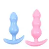 Tapón Anal de Gelatina para Mujeres con Cola, Cuentas Grandes, Cuentas Anales, Dispositivo Anal Femenino, Juguetes, Productos Sexuales para Adultos