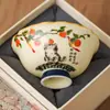 Taza de té pequeña de cerámica de alta gama para uso doméstico, Taza maestra para degustación de té, Taza individual para beber té