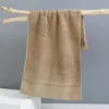 Toalla de Fábrica al por Mayor Algodón de Fibra Larga Toalla de Regalo Suave Absorbente Color Liso Toalla Publicitaria Super Toalla de Mano