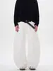 Fabricante Original Moda Harajuku Tendência Patchwork Plissado Fivela Ajustável Jeans Cimitarra Estiloso Estilo Japonês Popular