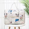 Estilo coreano pequeno saco de viagem fresco dobrável saco de armazenamento de viagem saco de armazenamento de viagem Jacquard saco roupas saco arrumado