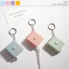 Llavero Creativo DIY Cinta Métrica Cinta Métrica Portátil Encanto de Bolsa Llavero de Regalo Mochila Portátil