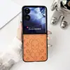 Estilo Personalizado e Fashionável Adequado para Capa Protetora de Celular Xiaomi Mixflip2 Urso Dobrável Novo Estilo Padrão de Couro Simples Desenho Animado