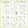 Pegatinas de Elementos de la Vida, Cuadernos Temáticos de Comida, Maletas, Diarios, Fundas para Teléfono, Decoraciones de Dibujos Animados, Pegatinas de Recompensa para Niños y Estudiantes