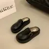 Pantuflas de Mujer con Hebilla Retro y Suela Gruesa de Punta Abierta, para Uso en Exteriores, Nuevo Estilo Otoño 2026, Modernas, Versátiles, Calidez con Felpa Adicional, Pantuflas Birkenstock