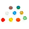 Miçangas de Cristal Pontiagudas de 4mm Acessórios para Roupas Miçangas Soltas com Ponta Dupla Miçangas de Vidro Romboide DIY Miçangas em Forma de Diamante