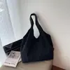 Bolso Tote Bordado con Letras Estilo Coreano para Mujer Nuevo Gran Capacidad Ligero Tela de Nylon Bolso de Mano Casual Cruzado al Hombro