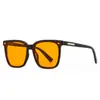 Gafas de sol nuevas 2022 para mujer, estilo coreano de verano, gafas de sol polarizadas de protección solar marrón de moda, gafas de sol que adelgazan el rostro redondo, protección UV