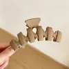 Presilha de Cabelo de Acrílico Estilo Coreano para Mulheres, Presilha Tubarão de Alta Qualidade e Exquisite, Grampo para a Parte de Trás da Cabeça, Acessório de Cabelo Moderno e Versátil