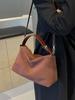 Bolso Versátil Texturizado de Gamuza Esmerilada para Otoño e Invierno 2025 Nuevo Estilo Bolso de Hombro Cruzado Retro de Alta Gama para Mujer