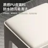 Bancos de Plástico Resistentes e Espessos para Uso Doméstico, Bancos Quadrados com Assento Acolchoado para a Sala de Estar, Bancos Simples Antiderrapantes para Sala de Jantar, Bancos Altos Empilháveis para Mesa de Jantar