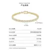 Diadema Espiral D-Color Pulsera de Moissanita para Mujer, Estilo Suave de Nicho, Lujo Ligero, Popular en Xiaohongshu, Pulsera de Regalo