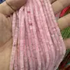 2*4mm Pasta de Frijol Color Mixto Corte Recto Ágata Piedra Natural Cuentas Planas Cuentas Espaciadoras Cuentas Sueltas Productos Semi-terminados Accesorios para Joyería DIY