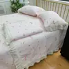 2026 Nuevo Juego de Cama de Algodón Lavado a la Piedra de Alta Temperatura de Tres Piezas + Colcha Multifuncional de Verano que se Puede Usar como Funda de Colcha