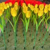 Luces Solares de Tulipan LED Simuladas para Jardín Exterior, Luces Decorativas de Paisaje para Patio